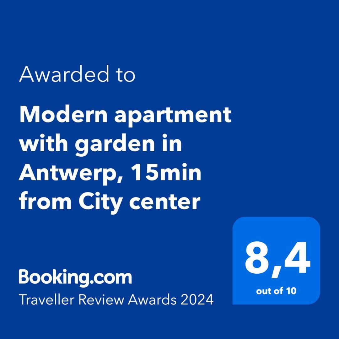 Modern Apartment With Garden In Antwerp, 15Min From City Center エクステリア 写真